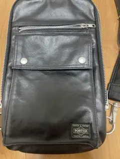 PORTER ブラック ショルダーバッグ
