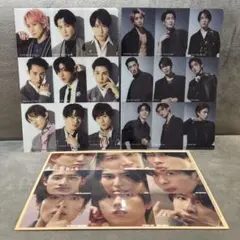 SnowMan ミニクリアファイル　2種セット　タペストリー　W