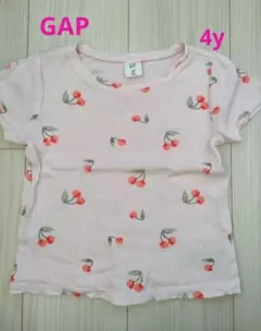 GAP さくらんぼ柄カットソー 4years