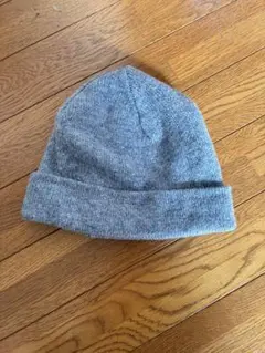 無印　ニット帽55-59㎝　ブルー
