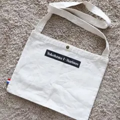 横浜F・マリノス サコッシュ ショルダーバッグ 帆布 生成り 非売品
