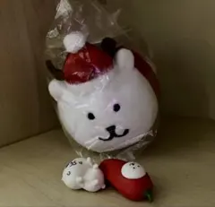 自分ツッコミくま　ごろごろぬいぐるみS くまサンタ　おまけ付き