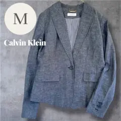 Calvin Kleinカルバンクライン テーラード ジャケット メランジ 麻