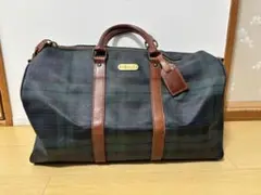 Vintage ポロラルフローレン タータンチェック ボストンバッグ - メルカリ