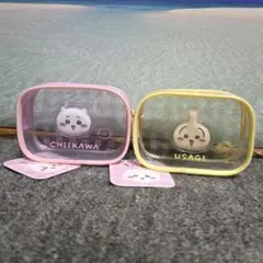 ちいかわ うさぎ ぷっくりクリアミニポーチ