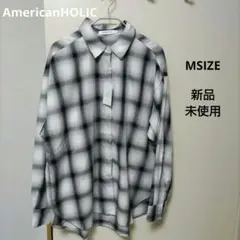 AmericanHOLICチェックシャツ　МSIZE　今季