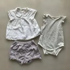 petit main 70サイズ ベビー服 3点セット
