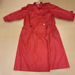 Chloe クロエ　赤レインコート　クリーニング済み