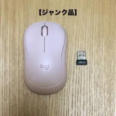 【ジャンク品】 ロジクール ワイヤレスマウス M221 ピンク レシーバー付属