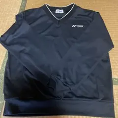 YONEX Vネック長袖ウェア S 黒