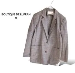 BOUTIQUE DE LUFRAN テーラードジャケット【9】千鳥柄