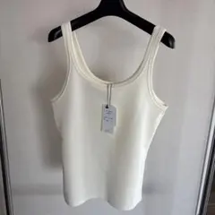 新品 定価11000円 シュガーヒル 25ss リブ タンクトップ エクリュ 