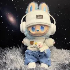 人気商品　ラブブ服　labubu ぬいぐるみ着　可愛い　着せ替え服　6点セット