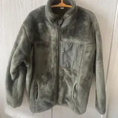 TOPVALU フリースジャケット 120サイズ オリーブグリーン