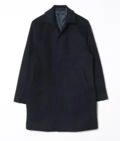 美品/2024/ユニクロ/ウールカシミヤチェスターコート/希少XL/ネイビー