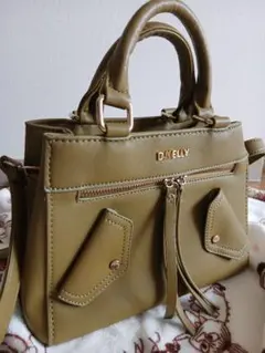 ✨【美品】✨D.KELLY ハンドバッグ2way ショルダー付 お値下げしました