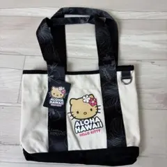 【Hello Kitty】ハローキティ　アロハデザイン　キャンバストートバッグのサムネイル
