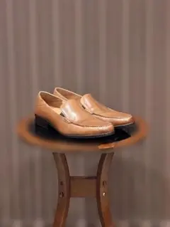 【幻の未使用品】セダークレスト 26.5cm キャメル ローファー スリッポン