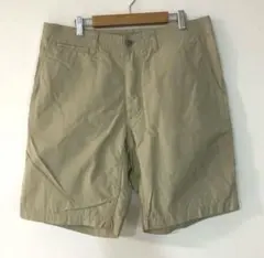 SASSAFRAS ショートパンツ ベージュ　日本製　スプレイヤーパンツのサムネイル