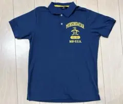 Munsingwear メンズ ゴルフ ネイビー半袖シャツ MGMRJA04