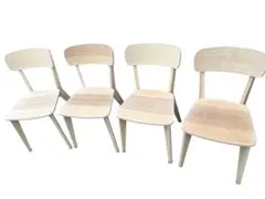 【美品】IKEA ダイニングチェア LISABO 4脚セットのサムネイル