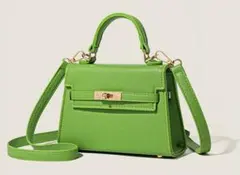 レディース ショルダーバッグ ハンドバッグ 緑色 グリーン