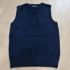 最安値！！　　　CAMPURE ネイビー Vネック ノースリーブベスト