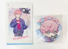 ふらんしすこ CRフェス 缶バッジ チェキ風カード