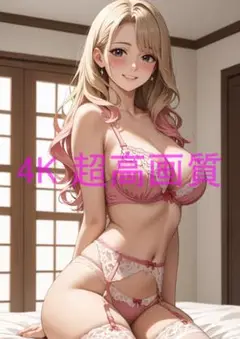月屋1点物 高画質 A4 ポスター アニメ イラスト セクシー 下着 #0181
