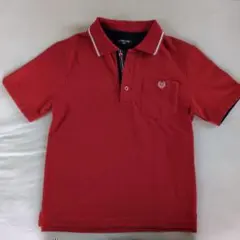 COMME CA ISM　コムサイズム　ポロシャツ 140 赤