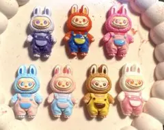 ラブブ　デコパーツ　7こセット