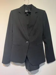ZARA ドット柄 ブレザースーツ セットアップ　 EUR 34