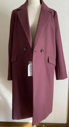 グローバルワーク　軽やかストレッチＷテーラーコート　新品