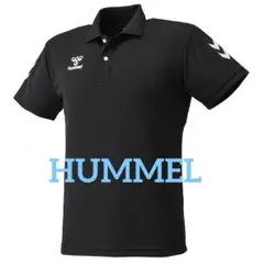 『HUMMEL』ヒュンメル(M) ブラック 半袖ポロシャツ　夏　ドライ　スポーツのサムネイル