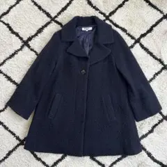 NATURAL BEAUTY BASIC コート L ネイビー 紺色 美品のサムネイル