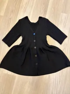 titivate 前後2wayハーフスリーブペプラムニットトップスのサムネイル