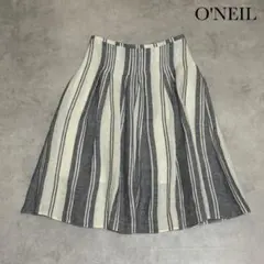 O'NEIL of DUBLIN ストライプスカート アイルランド製 R243のサムネイル