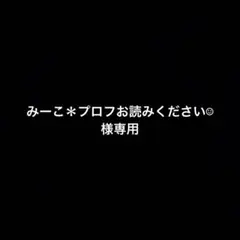 みーこ＊プロフお読みください☺︎様専用ページ
