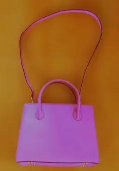 CELINE　紫の2wayショルダーバッグ