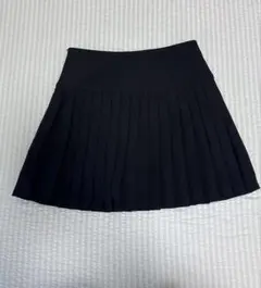 新品 未着用 インナーパンツ付き プリーツスカート ブラック ミニスカートのサムネイル