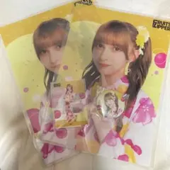 FRUITS ZIPPER 早瀬ノエル 浴衣すきくじ　缶バッジ　クリアポスター