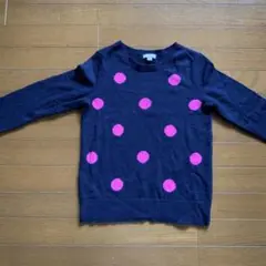 ドット柄　セーター　XS
