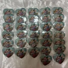 忍たま乱太郎 ナンジャタウン ハート缶バッジ 福富しんべヱ　39個