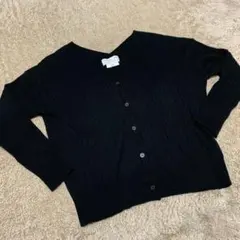 CIAOPANIC TYPY ブラック Vネック カーディガン