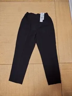 黒 パンツ ゴムウエスト