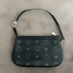 MCM ヴィセトス柄 ポーチ ブラック　美品のサムネイル