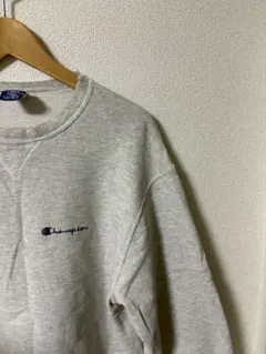 Champion グレー クルーネック トレーナー