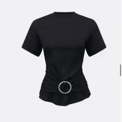 新品タグ付き】Rabanne × H&M コラボTシャツ（ブラック）