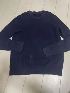 ネイビー ニット　バナナリパブリック　XL メンズ　長袖　トレーナー　パーカー