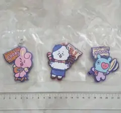 BTSラバーチャーム3点セット 防弾少年団BT21 COOKY RJ MANG
